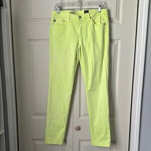 Ag Adriano Goldschmied Yellow Skinny Jeans size 30R